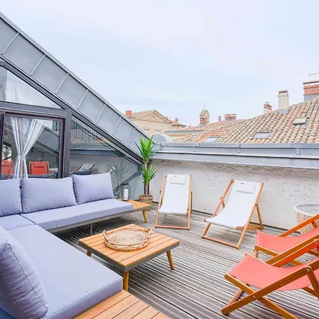 Appartement Nocnoc - Le Loft, Terrasse Comédie Montpellier