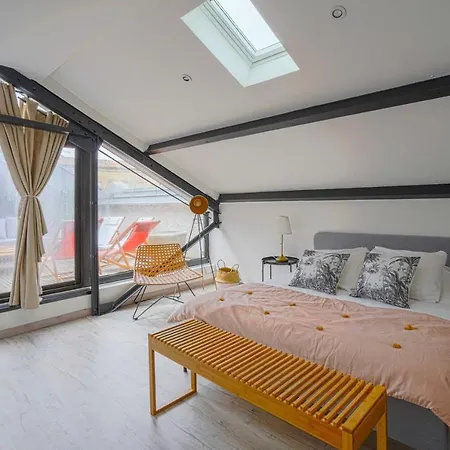 Nocnoc - Le Loft, Terrasse Comedie Apartment *