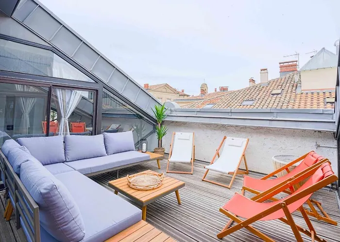 Апартаменты Nocnoc - Le Loft, Terrasse Comedie Монпелье